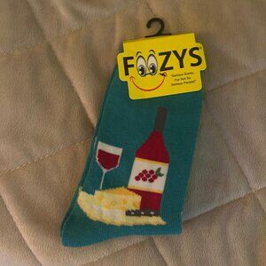 Foozy's Wine and Cheese Socks